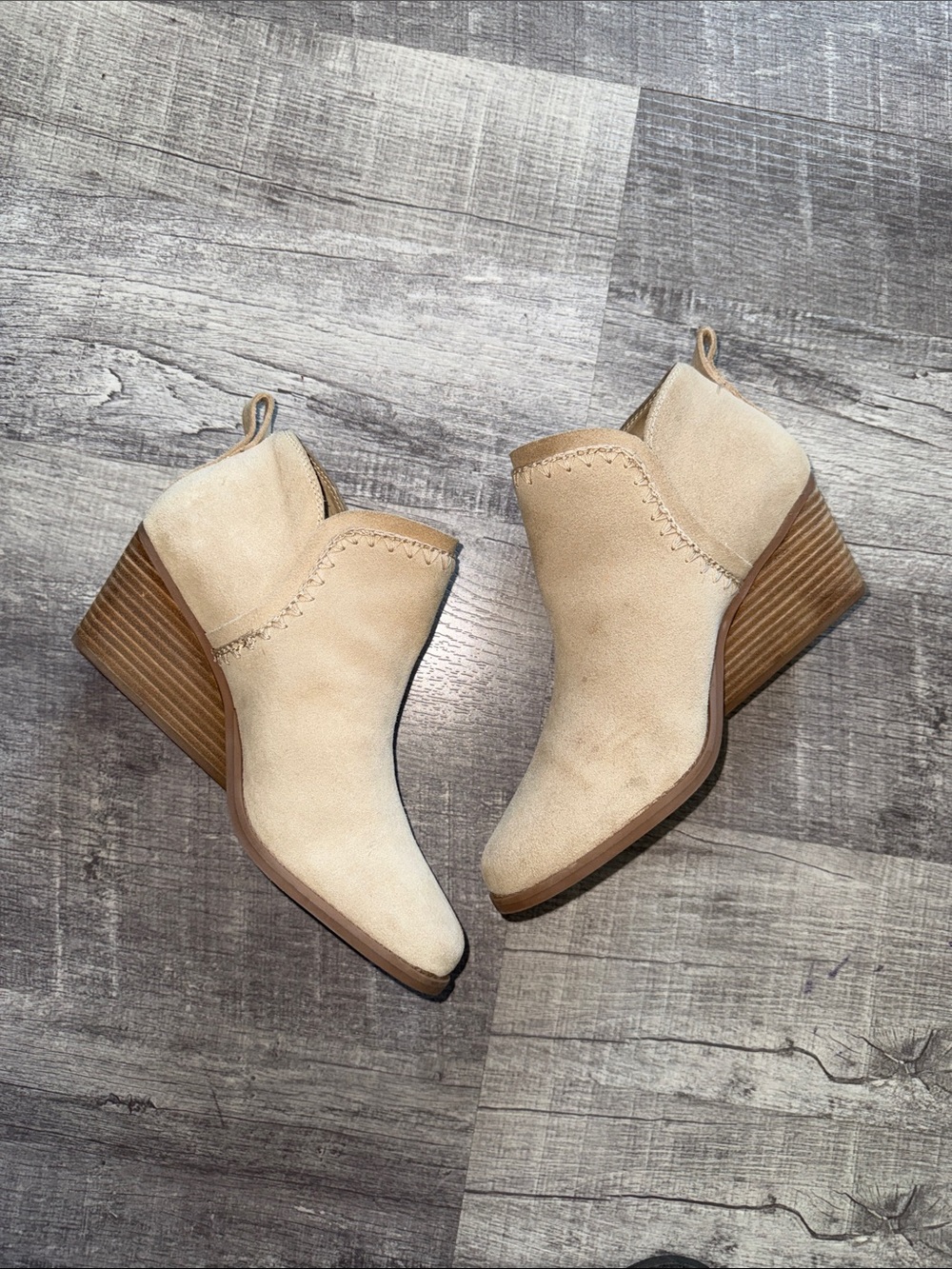 TOMS Kaia Wedge Booties